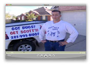 Scotts Pest Control video clip
